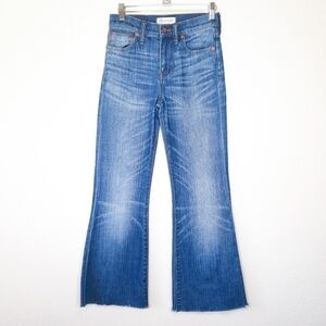 Madewell Flea Market Flares Raw Hem Jean 24